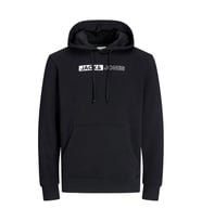 Jack & Jones 12233599 Jjecorp Logo Sweat Hood Play Noos Siyah