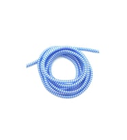 SPELT Şarj Aleti Kablosu Kablo Kordon Koruyucu Spiral Sarma Kılıf Koruma Laser Light Blue 160cm