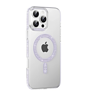 Joko Apple iPhone 16 Pro Max Move Taşlı Magsafe Kapak - Lila