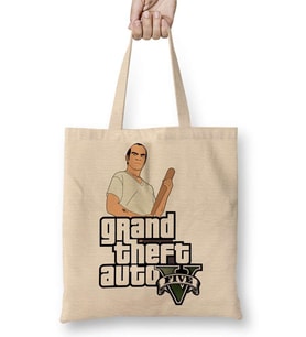 Grand Theft Auto Gta V Trevor Bez Çanta Uzun Saplı