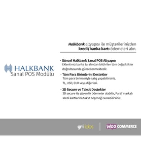 WooCommerce / Wordpress - Halkbank Sanal POS Modülü