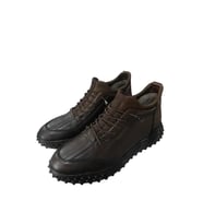 CASTLE BLACK CB-9910-1 ERKEK DERİ SPOR AYAKKABI (KAHVE)
