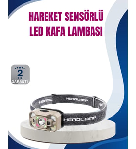 Hareket Sensörlü LED Far 45 Derece Ayarlı Şarj Edilebilir