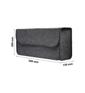 Araç Içi Ergonomik Oto Bagaj Çantası Bagaj Organizer (Siyah)