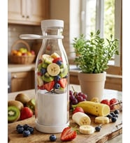 Usb Şarjlı Mini Blender Taşınabilir Smoothie Yapıcı 380 Ml Pratik Kullanım