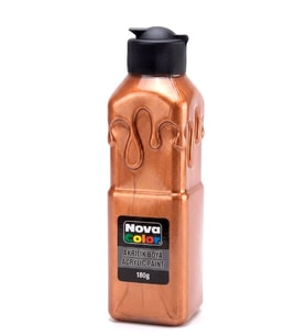 Nova Color Metalik Akrilik Boya 180Gr Bakır - 3 adet