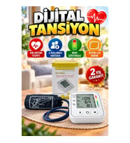 Yüksek Hassasiyetli Dijital Tansiyon Ölçer – IHB Aritmi Tespiti, 2 Kullanıcı Hafızası, WHO Göstergel