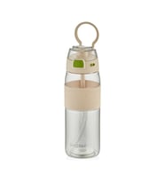 SHOTAY ŞEFFAF KAPAKLI ŞERİTLİ TRITAN MATARA BEYAZ 800 ML.