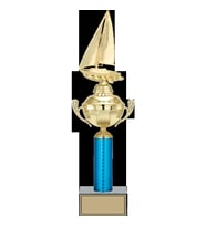 ODAK KUPA - Figürlü Kupalar - Yelken Figürlü Kupalar FG-052 A - 45 cm