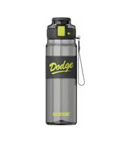 DODGE SİLİKON KEMERLİ TRITAN MATARA SİYAH 850 ML.