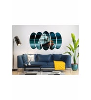 YELKENLİ GEMİ YILDIZLAR DENİZ MDF TABLO-1377