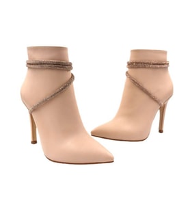 ParkModa KBT130 Topuklu Taşlı Kadın Bot TEN