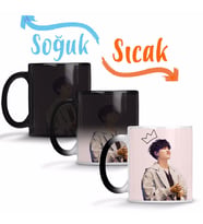 Suga Aesthetic Bts Sihirli Kupa Bardak Porselen