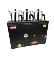 Mizan MC218-SYH Üç Demlik Çay Kazanı 40 LT Siyah + DEMLİK