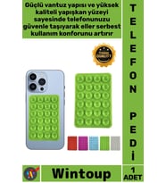 #SabitlemePedi Silikon Vantuzlu Yapışkan Kaydırmaz Araç Torpido Masa Duvar Tutucu Cep Telefonu Pedi