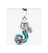 Disney The Little Mermaid Ariel Dangle Charm (Gümüş)