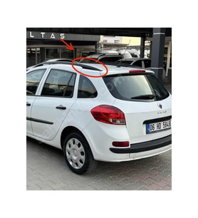 Renault Clio Mk 3 2009-2012 Station Wagon Arka Tavan Bar Kapağı