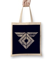 Destiny Rasputin Symbol Distressed Bez Çanta Uzun Saplı