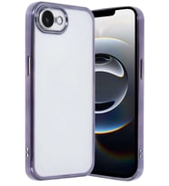 iPhone 16E Kılıf Razer Lensli Silikon - Mor