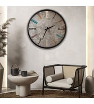 Stone Kanvas (Ahşap) Duvar Saati - 50 cm