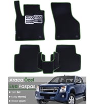 ISUZU D-MAX (2002-2012) Uyumlu EVA Paspas Tam Set–Araca Özel,Kolay Montaj,Su Geçirmez