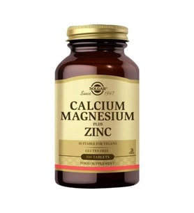 Solgar Calcium Magnesium Plus Zinc 100 Tablet