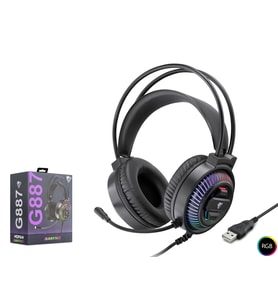Gaming Kulaklik Usb Rgb 7.1 - Si̇yah G887