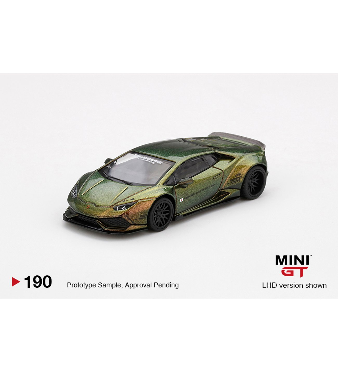 MINI GT 190 LB★WORKS ランボルギーニ　ウラカン Mini GT 190 LB*WORKS Lamborgini Huracan - Blister Paket
