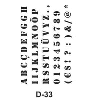 D-33 Artebella Stencil 20x30 Cm