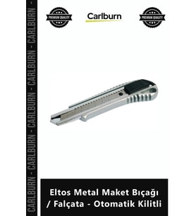 Özel Üretim Profesyonel Dayanıklı Keskin Gövdeli Eltos Metal Maket Bıçağı Falçata Otomatik Kilitli