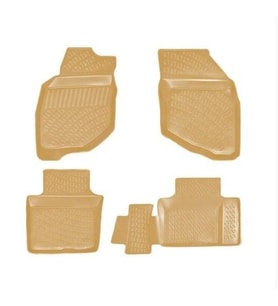 Rizline Honda Jazz 2002-2008 İle Uyumlu 3D Havuzlu Paspas Bej