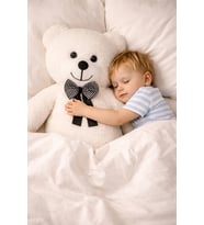 50 cm Yumuşak Peluş Ayıcık – Çocuklar İçin Sevimli Hediye Seçeneği (Beyaz)