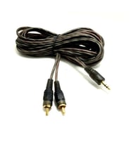 ROSE 2RCA-3.5mm 1.5mt Stereo Gold Aux Silikon Kablo