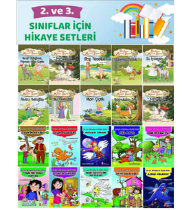 2.ve 3.Sınıflar İçin Hikaye Setleri 3 (20 Kitap) (Karışık)