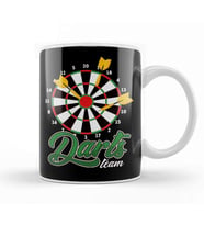 Darts Team Dartboard Dartist Bullseye Target Dart Player Kupa Bardak Porselen