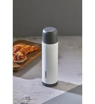 Cooker CKR2001 Trend 0,50 Lt Çelik Çift Katlı Termos Beyaz (Siyah)