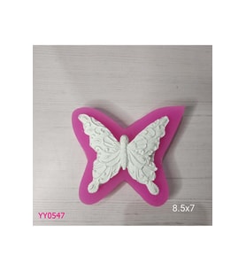 YY0547 Desenli Kelebek Silikon Kalıp