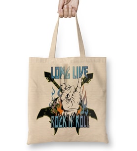 Long Live Rock N' Roll 05 Bez Çanta Uzun Saplı