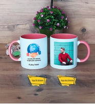 Uluslararası İlişkiler Uzmanı Kupa Bardak Pembe Fotoğraflı