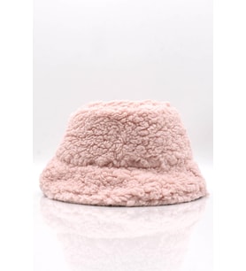 Kadın Kışlık Suni Kürk Peluş Pembe Şapka