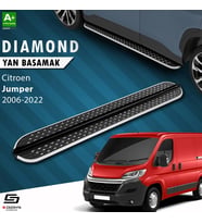 S-Dizayn Citroen Jumper 3 Orta Şase Diamond Krom Yan Basamak 253 Cm 2006-2022 A+ Kalite