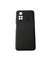 Poco M4 Pro ile Uyumlu Cappy Silikon Kılıf Siyah