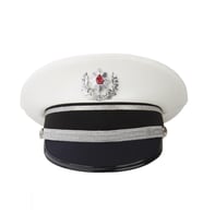 Trafik Polisi Amir Tören Şapkası (Beyaz)