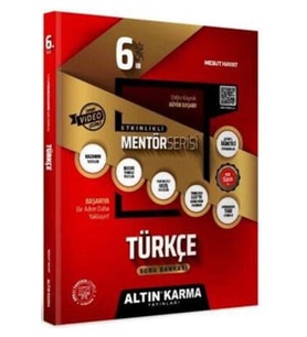 Altın Karma Yayınları 6.Sınıf Türkçe Etkinlikli Kazanım Soru Bankası