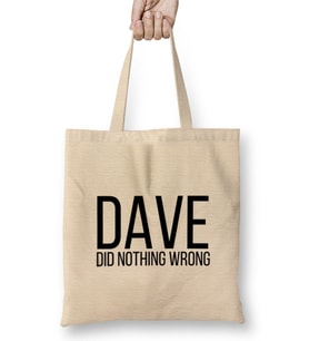 Dave Chappelle DID NOTHING WRONG Bez Çanta Uzun Saplı