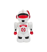 Robot Çarp Dön Sesli Işıklı 15 fonksiyonlu Robot 25 Cm
