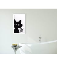 BK Home Banyo Dekoratif Ahşap Beyaz Çerçeveli Tablo-26
