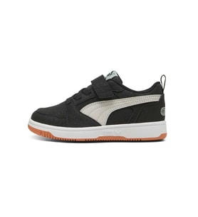 Puma 400638-02 Rebound V6Lomid90Sac+Ps Çocuk Spor Ayakkabı (Siyah-Gri)