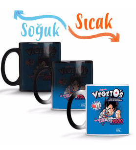 Dragon Ball Z Cereal Matinal Vegeto's Sihirli Kupa Bardak Porselen