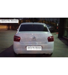 Citroen C Elysee Bagaj Üstü Slim Spoiler Parlak Beyaz